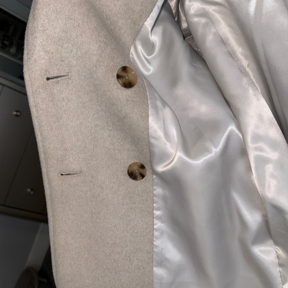 Abercrombie & Fitch Trench Coat Long Coat Tan - Picture 8 of 11